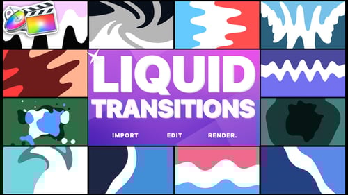 Animated Liquid Shape Transitions Pack
