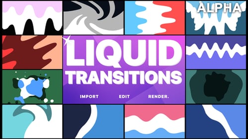 Fluid Shape Transitions and 2D Graphic Elements Pack