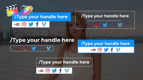 Social Media Lower Third - All in one