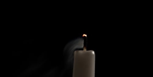 Blowing Out A Burning Candle Macro