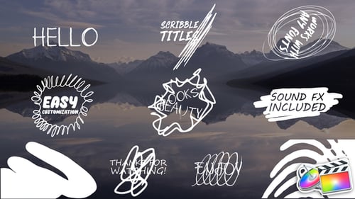 Cartoon Scribble Titles | FCPX
