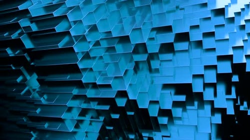Blaue Abstraktion