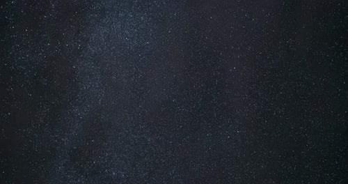 Night Sky with Twinkle Stars and Milky Way Galaxy Astronomy 4K