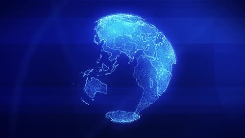 Digital World Globe Loop
