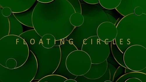 Golden Green Circles