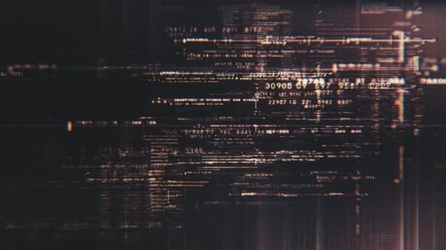 Futuristic Matrix Data Simulation HUD Background 11