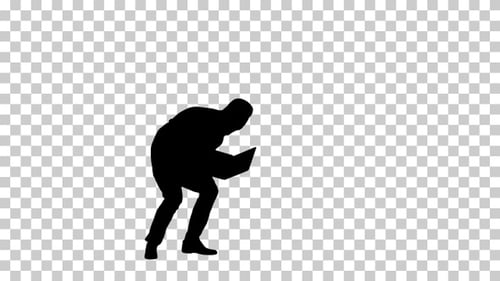 Homem de silhueta, Alpha Channel