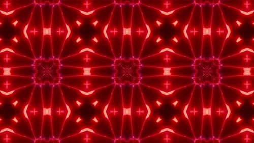 VJ Rotlicht-Kaleidoskop-Hintergrund 05