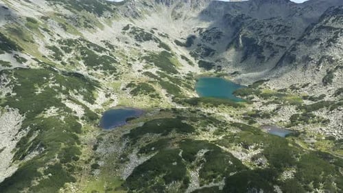 Valyavishki Lakes In Pirin Mountain In Bulgaria