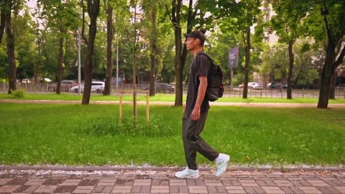 Hipster Walks in Town Summer Season