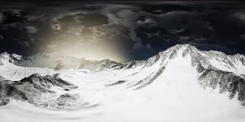 VR 360 Norway Mountains Severe Landscape