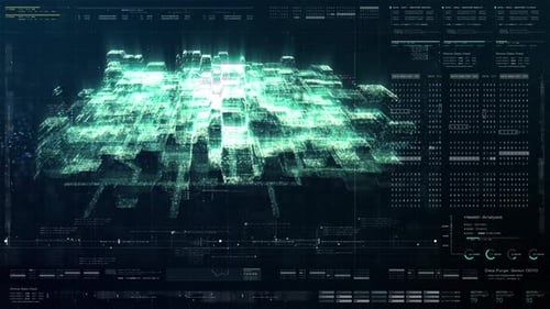 Data Sequence Simulation HUD 05