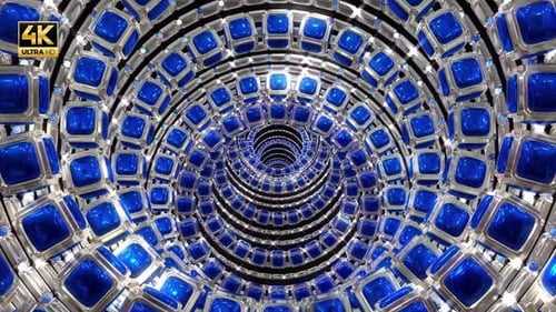 Jewelry Silver Blue 4K