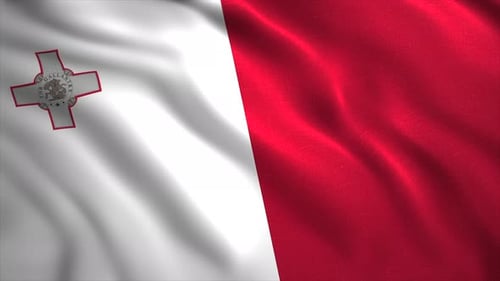 Background with Waving Flag of Country