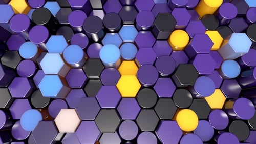 Colorful Shapes Wall 4