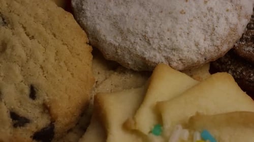 Assortment of Delicious Cookies Ready to Eat