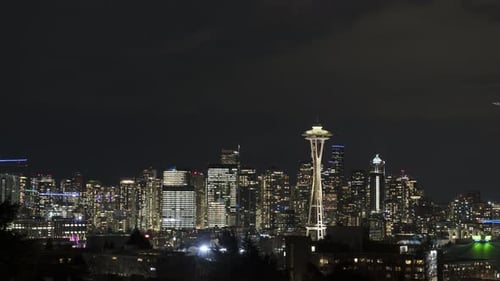 Seattle Skyline at Night