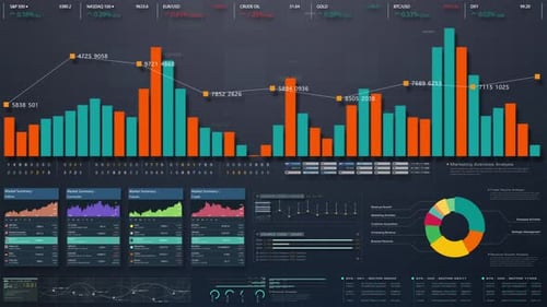 Business Infographic Screen Mockup 02