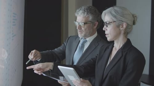 Professional Investors Looking at Stock Market Statistics