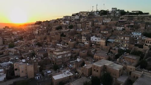 Mardin Ancient City At Sunset