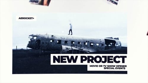 Dynamic Geometric Photo Video Slideshow Opener for Events