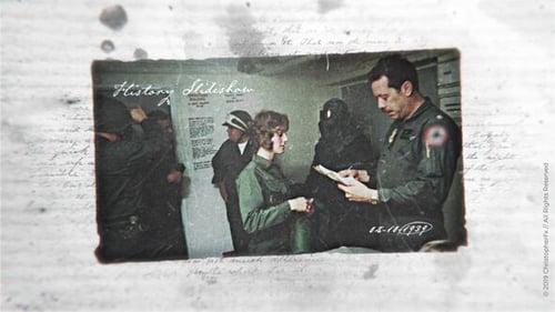 Presentación de diapositivas de historia vintage