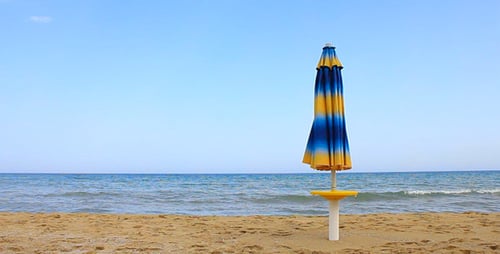Parasol On The Beach