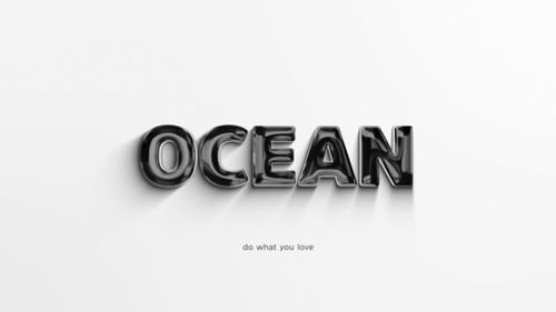 Modern Glossy 3D Logo Reveal