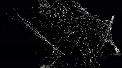 Dynamic Water Splash Alpha Channel Transition Element