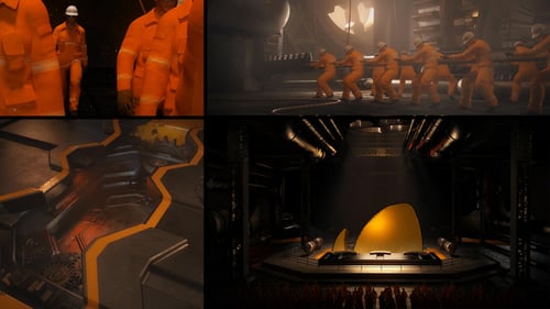 Heavy Industrial Logo Opener