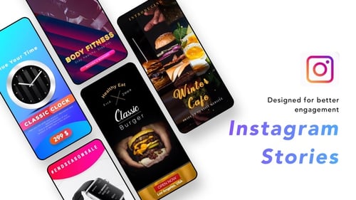 Dynamic Social Media Stories Templates for Commercials and Holiday Promotions