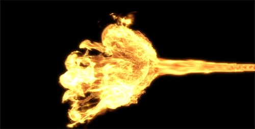 Dynamic Fire Burst and Smoke Transition