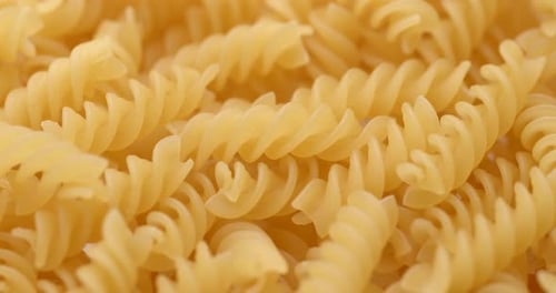 Dry fusilli pasta