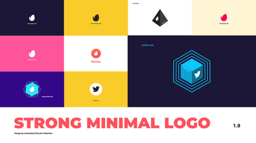Logotipo minimalista fuerte