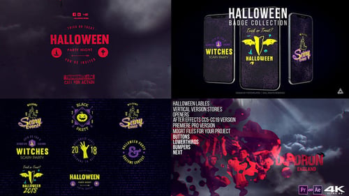 Paquete grande de terror de Halloween v3