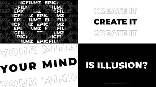 Abstract Typography Promo