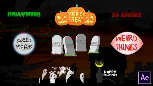 Halloween Titles | After Effects