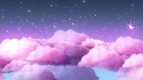 Clouds Fantasy Fly Throught