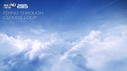 Durch Wolken fliegen Loop