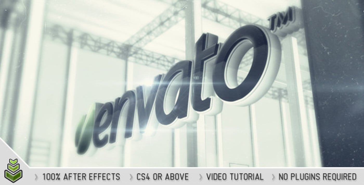 Modern 3D Text Reveal with Glossy Floating Effect, Logo Stings ft. logo ...