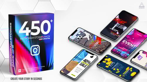 Dynamic Animated Instagram Stories and IGTV Templates Pack