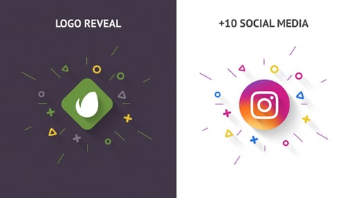 Modern Social Media Logo Reveal with Clean Animation