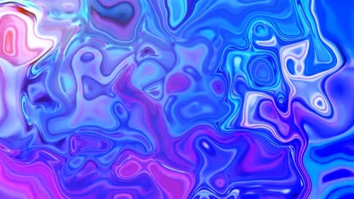 Abstract Fluid Liquid Paint Flow Motion Background Animation