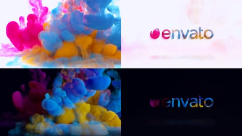 Vibrant Fluid Smoke Logo Reveal Introduction