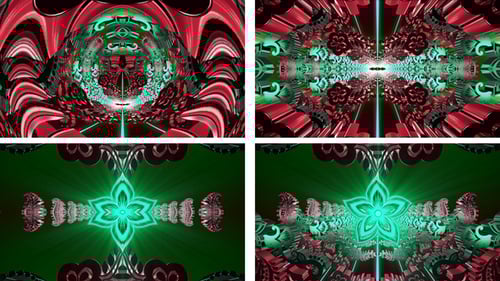 Schleife mit Blumenmuster