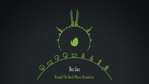 Around The World Music Visualizer