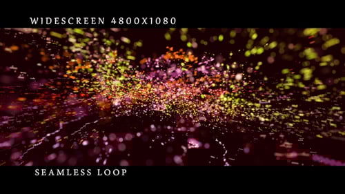 Abstract Digital Particles Flowing Data Background