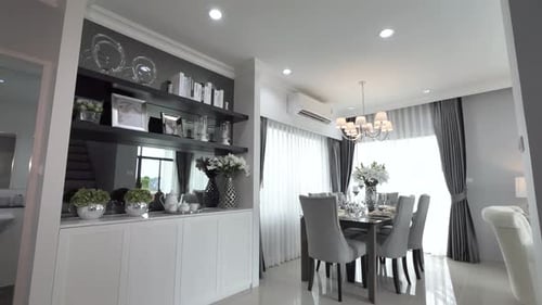 Luxury and Elegant Dining Area Decoration Decoration