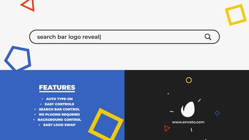 Search Bar Logo Reveal