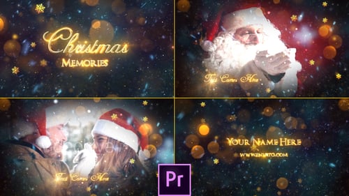 Christmas Memories Slideshow - Premiere Pro